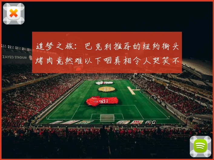 追梦之旅：巴克利推荐的纽约街头烤肉竟然难以下咽真相令人哭笑不得